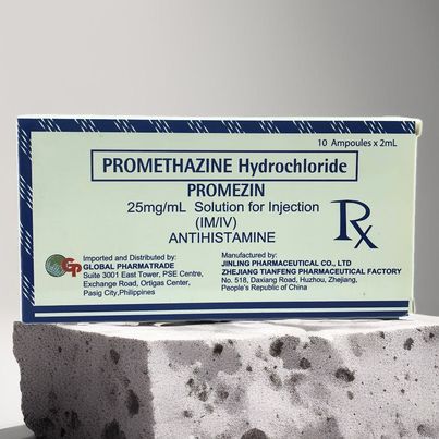PROMEZIN Promethazine Hydrochloride 25mg/ml Solution For Injection 2ml x Ampoules 10