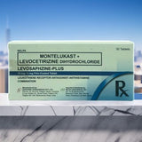 LEVOSAPHZINE-PLUS Montelukast + Levocetirizine Dihydrochloride 10mg/5ml Film Coated Tablet 30's