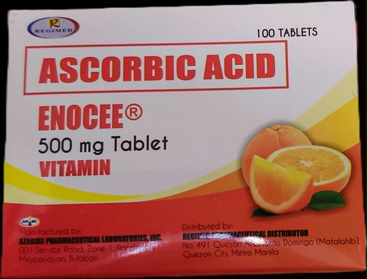 ENOCEE Ascorbic Acid 500mg Tablet 100's