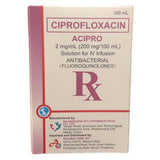 ACIPRO Ciprofloxacin 2mg/ml 200mg/100ml Solution for I.V Infusion 100ml