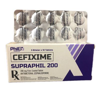 SUPRAPHIL Cefixime 200mg Tablet 30's
