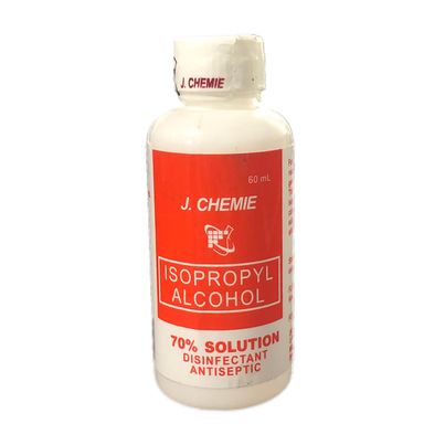 Isopropyl Alcohol (J Chemie) 70% Solution Disinfectant Antiseptic 60ml
