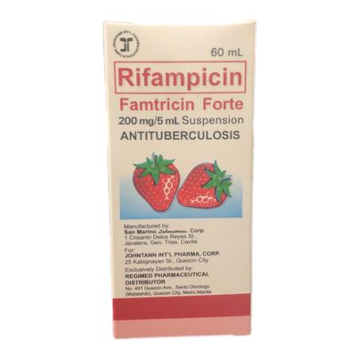 FAMTRICIN FORTE Rifampicin 200mg / 5ml Suspension Antituberculosis 60ml