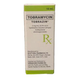 TOBRAZIN Tobramycin 3mg/ml (0.3% w/v) Opthalmic Solution Drops 10ml
