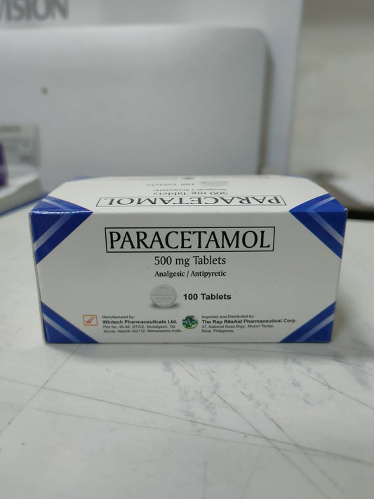 Paracetamol 500mg Analgesic / Antipyretic Tablet 100's