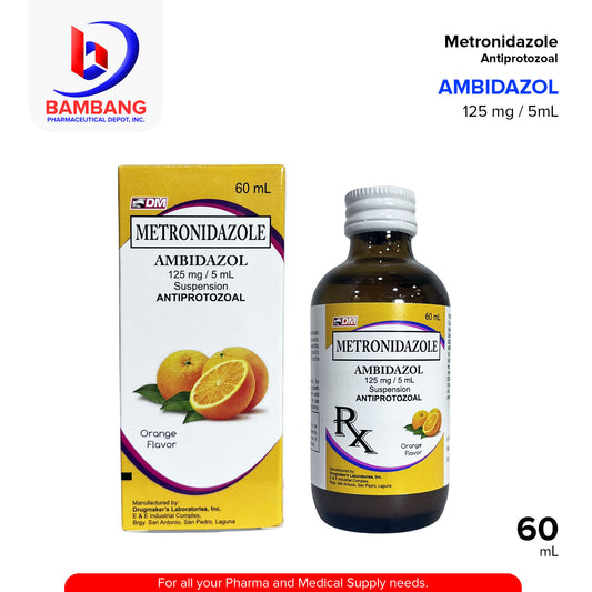 AMBIDAZOL Metrodinazole 125mg/5ml Suspension 60ml