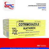 KATHREX Cotrimoxazole 480mg Antibacterial Sulfonamide Tablet 100's