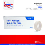 OREX Non-Woven Surgical Tape 1/2" 10 yards (1.25cm x 9.1m) 24PCS