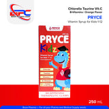PRYCE Chlorella Taurine Vitamin C B-Vitamins Orange Flavor Orang Flavor Syrup Kids Food Supplement