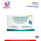 FLOXANOVA-500 Levofloxacin Antibacterial Film Coated Tablet 500 mg Tablet 100's