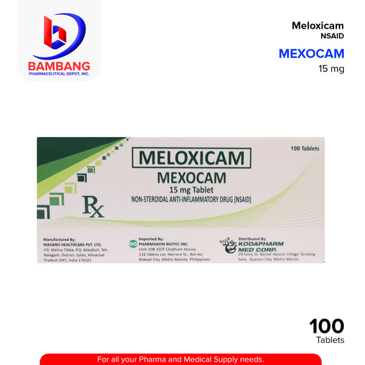 MEXOCAM Meloxicam NSAID 15mg Tablet 100's