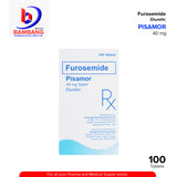 PISAMOR Furosemide Diuretic 40mg Tablet 100's