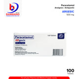 ARGESIC Paracetamol Analgesic / Antipyretic 500 mg Tablet 100's