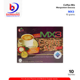 MX3 Coffee Mix with Mangosteen Exocarp High Source of Vitamin C and Calcium Low Acid Sachet 10g x 10's