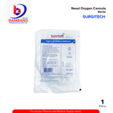 SURGITECH Nasal Oxygen Cannula Sterile Adult Size 1's