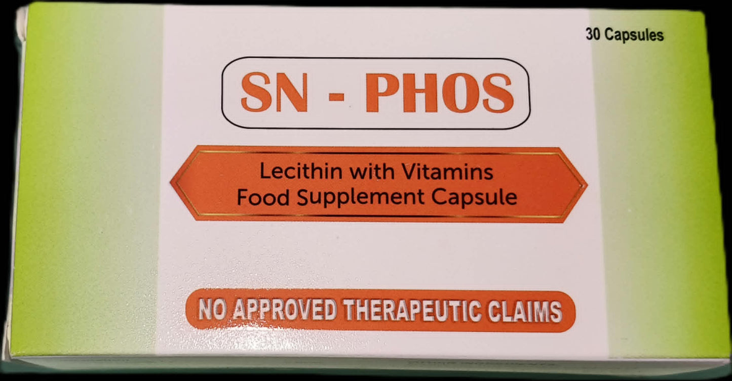 SN PHOS Lecithin with Vitamins Food Supplement Capsule 30's