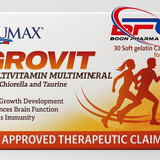 NUMAX Grovit Multivitamin Multimineral with Chlorella and Taurine Soft Gelatin