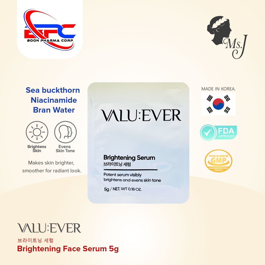 VALU:EVER 1PC Potent Skin Brightening Serum 5g Even Tone Radiant Glow