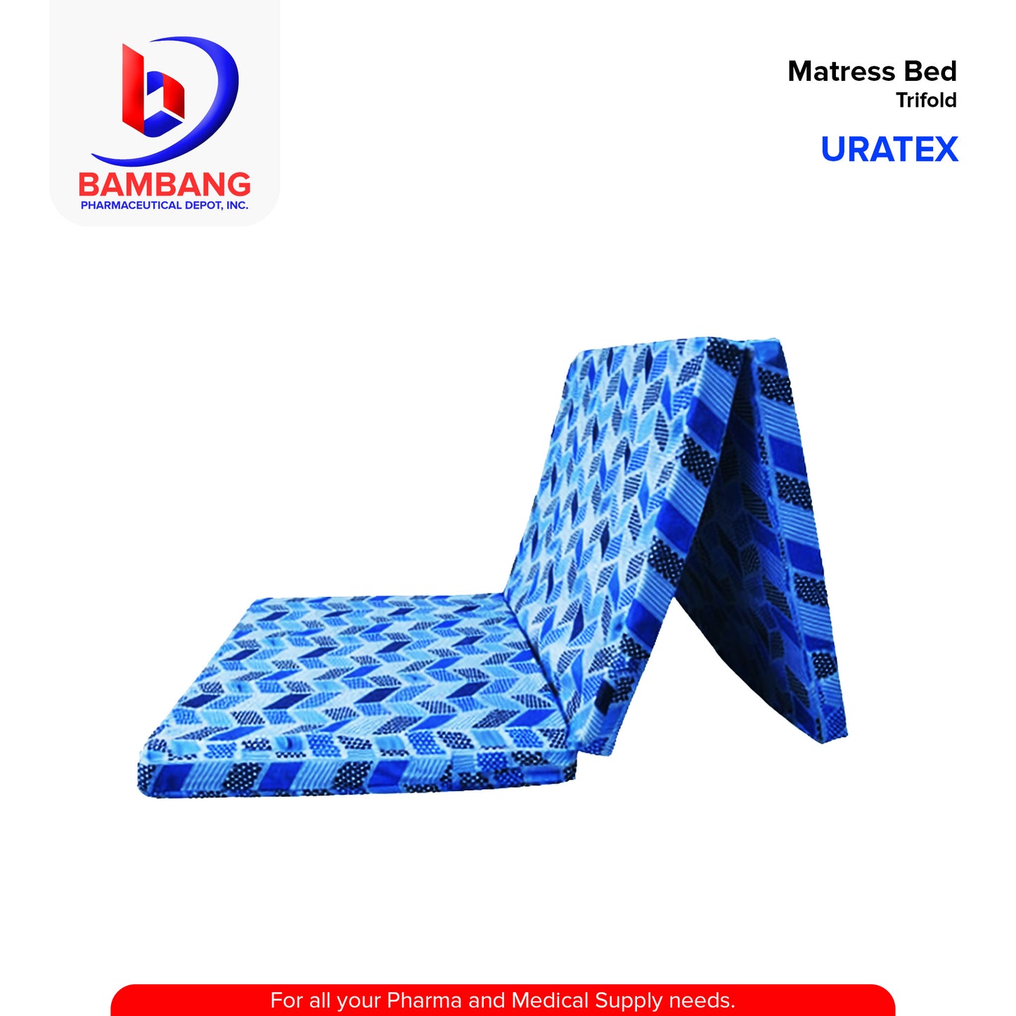 URATEX Matress Bed Trifold 2x36x75