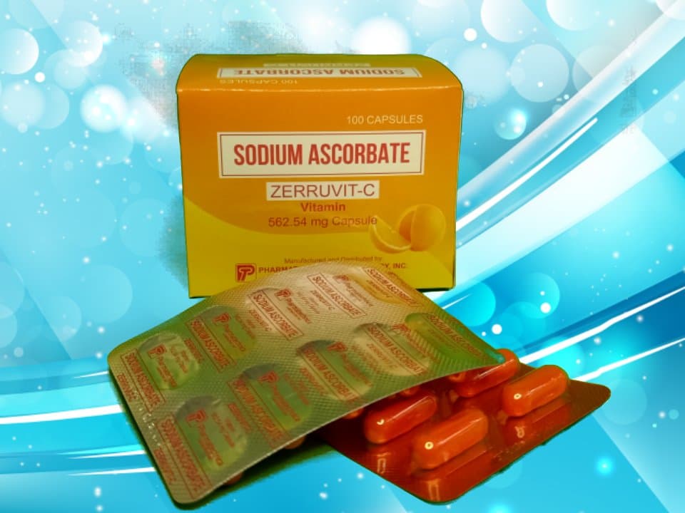 Sodium Ascorbate (Zerruvit C) 562.54mg 100's Capsule