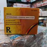 GLOBISAPH Ketoanalogues + Essential Amino Acids 630mg Film Coated Tablet 100's