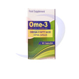 OME-3 Omega 3 Fatty Acid Softgel Capsule 60's