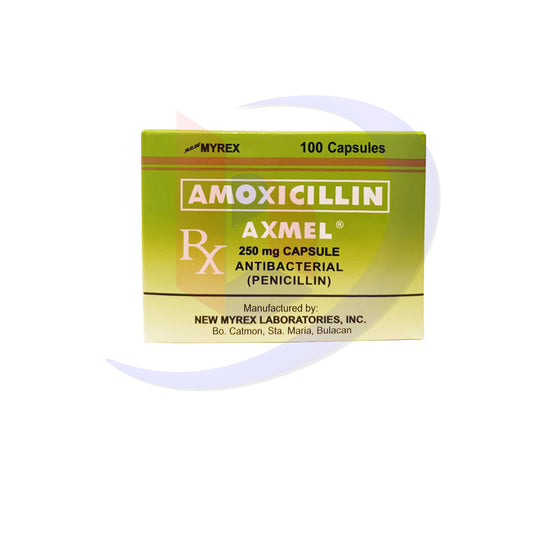 AXMEL Amoxicillin 250mg Penicillin Capsule 100's