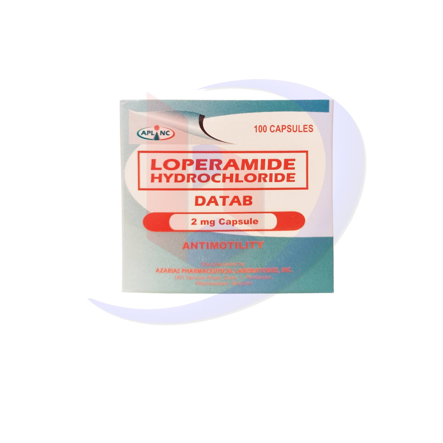 DATAB Loperamide Hydrochloride 2mg Capsule 100's
