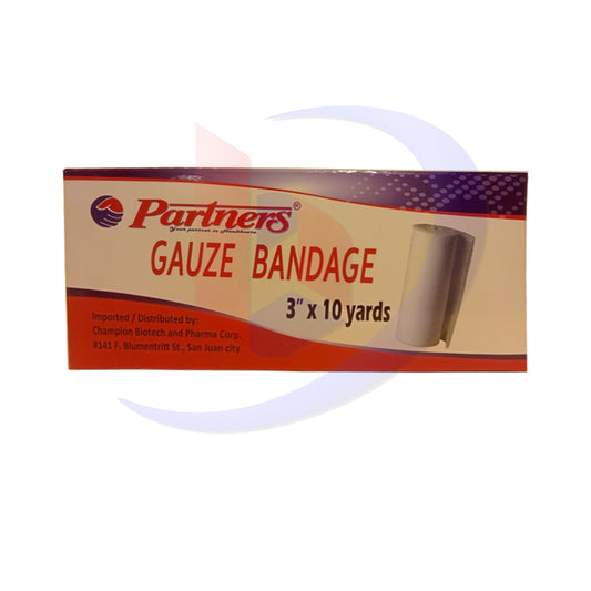 Gauze Swab (Partners) 3" x 10yards Mesh Sterile Bandage
