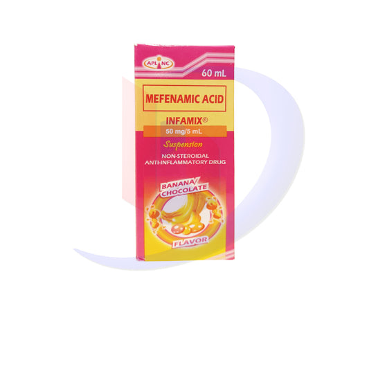 INFAMIX Mefenamic Acid 50mg/5ml Suspension 60ml