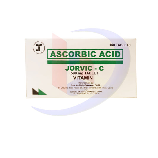 JORVIC-C Ascorbic Acid 500mg Table 100's
