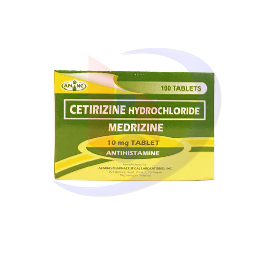 Cetirizine (Medrizine) 10mg Tablets 100's