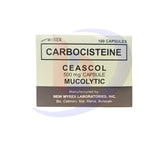 CEASCOL Carbocisteine 500mg Capsules 100's