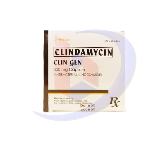 Clindamycin Tri (Clin-Gen) 300mg Capsule100's