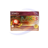 MX3 Natural Pure G Mangostana Xanthone 500mg Beta Gamma Mangostin Capsules 60's