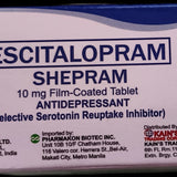 SHEPRAM Escitalopram 10 mg tablets 30's