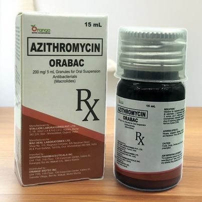 Azithromycin 200mg/5ml Granules For Oral Suspension Antibacterial 15ml ...