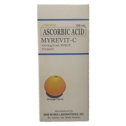 Ascorbic Acid (Myrevit-C) 100mg/5ml Syrup 120ml