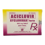 XYCLOVIRAX FORTE Aciclovir 800mg Anti-Viral Tablets 20's