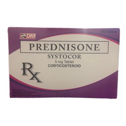 Prednisone (Systocor) 5mg Tablet 100's