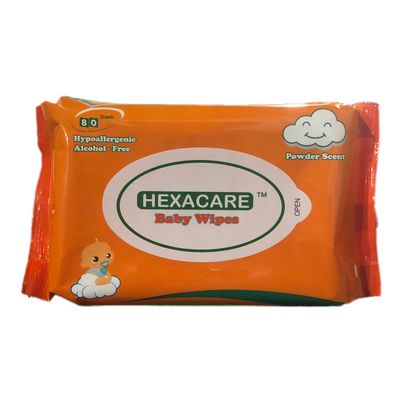Baby Wipes (Hexacare) Straight Shop 13cm x 16cm Sheets 80's