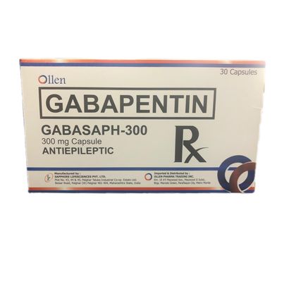 Gabapentin (Gabasaph 300) 300mg Capsules 30's