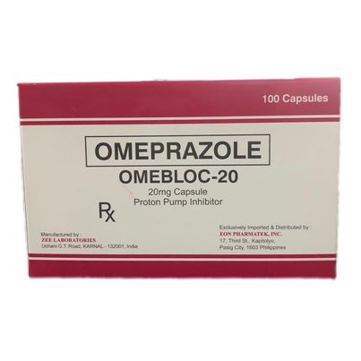 Omeprazole (Omebloc) 20mg Proton Pump Inhibitor Capsule 100's