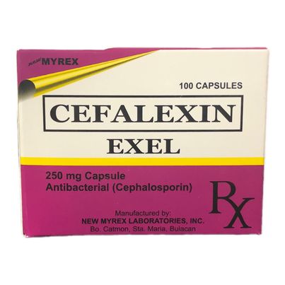 Cefalexin (Exel) 250mg Capsules 100's