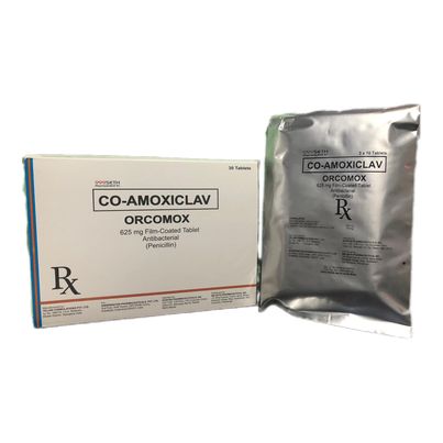 Co Amoxiclav (Orcomox) 625mg Film Coated Tablets 30's