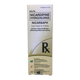 NICARSAPH Nicardipine Hydrochloride 1mg/ml Solution for IV Infusion 10 x Ampoules 1's