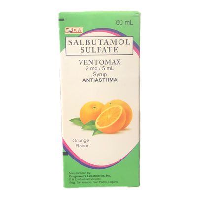 Salbutamol Sulfate (Ventomax) 2mg/5ml Syrup 60ml