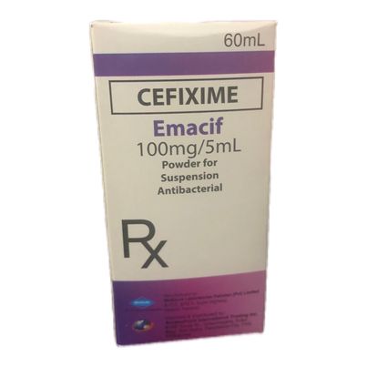 Cefixime (Emacif) 100mg/5ml Powder for Oral Suspension 60ml