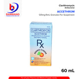 CLARITHROMYCIN Accethrom Antibacterial 125mg/5mL 60mL