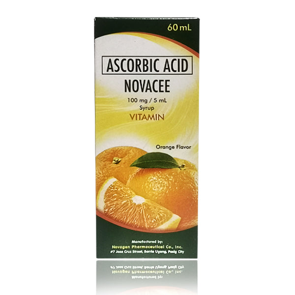 Ascorbic Acid (Novacee) 100mg / 5ml Syrup 60ml – Bambang Pharmaceutical ...